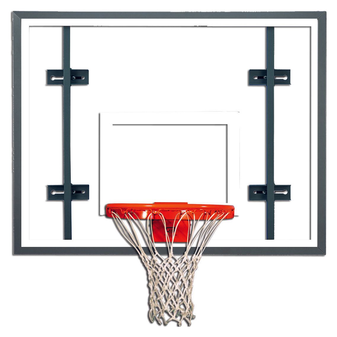 Gared Side Court Glass Basketball Backboard 42″ x 54″ Tempered Steel‑Framed Glass Backboard