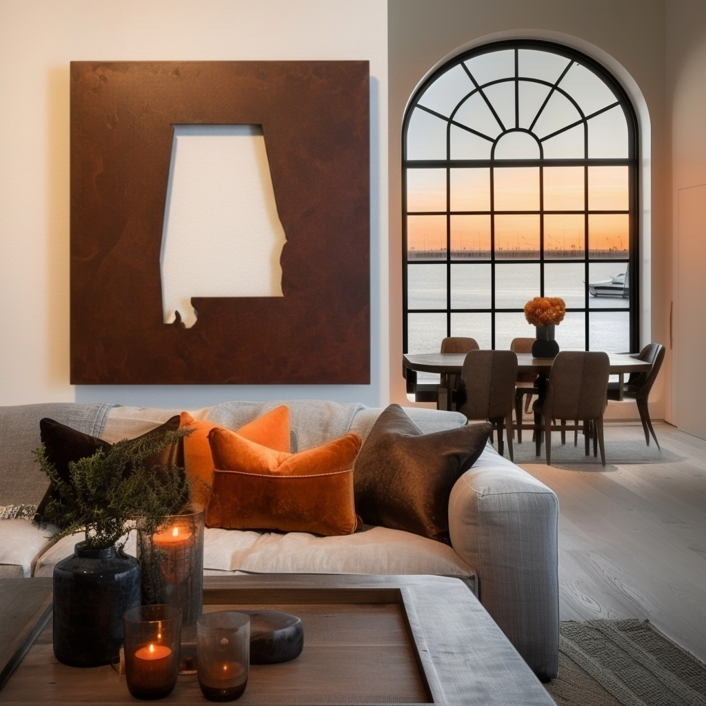 The Alabama - Metal Wall Art