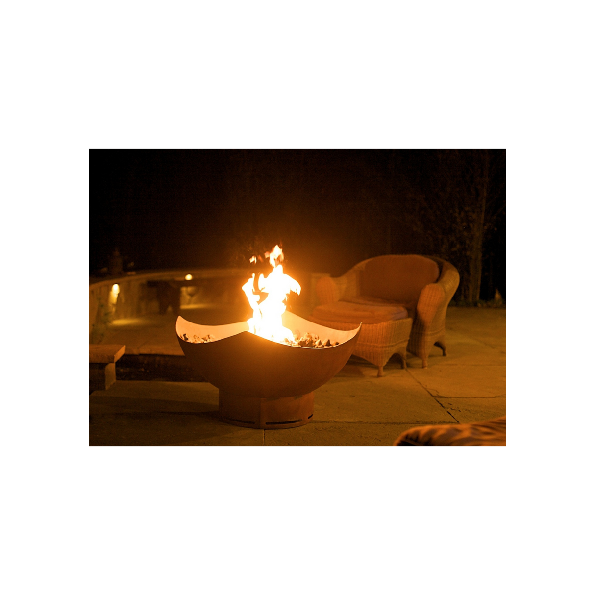 Fire Pit Art Manta Ray Fire Pit