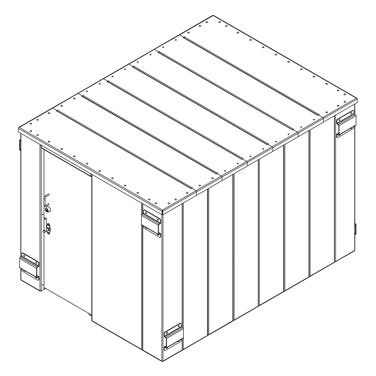 Swisher ESP Safety Shelter - 20 Person Private / 12 Person Business