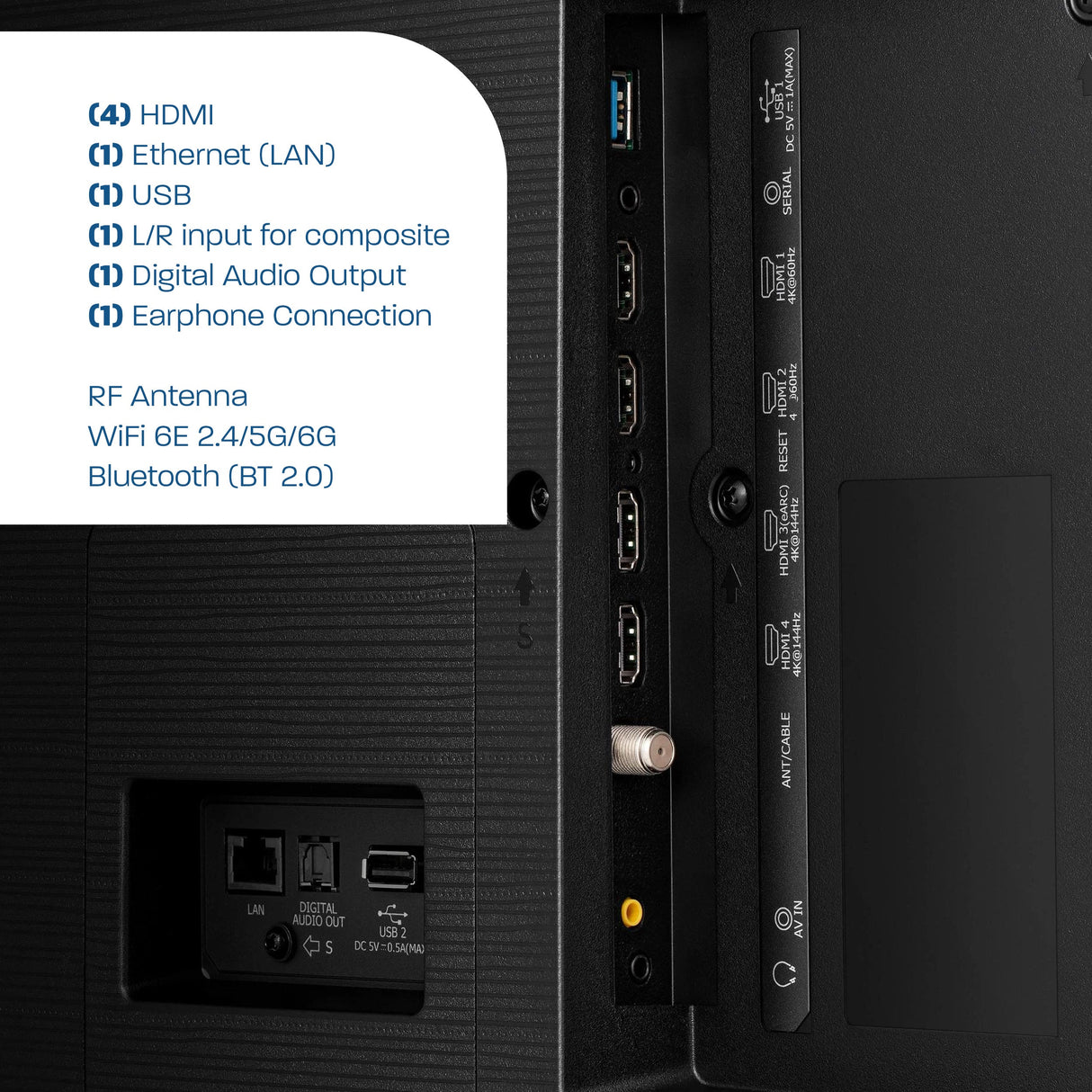 MirageVision Platinum Outdoor TV — Premium Full-Sun 4K Mini-LED IP55