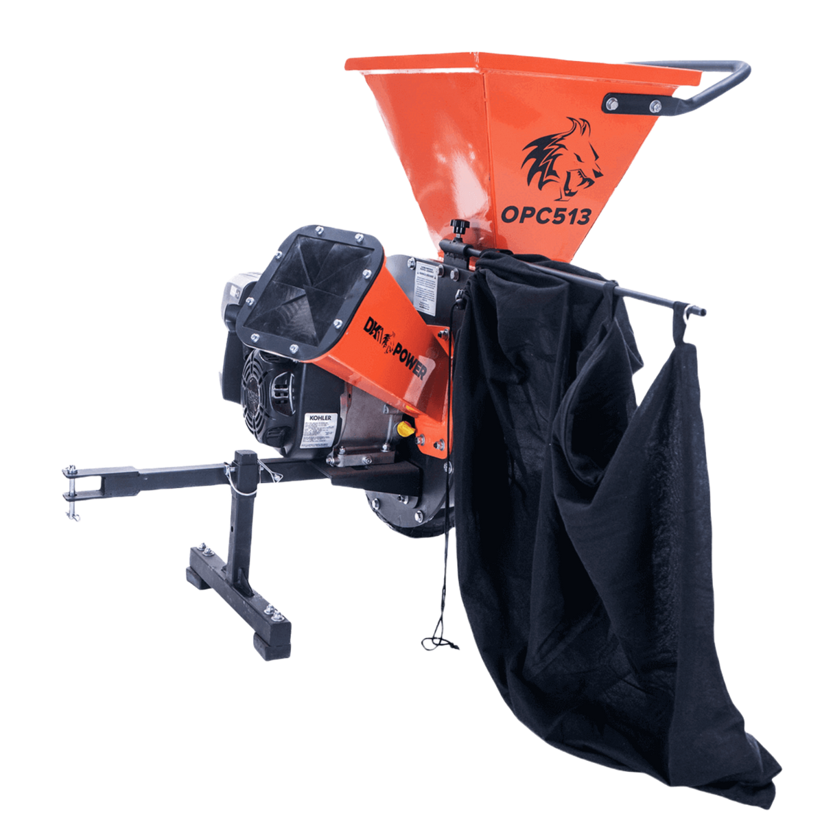 Chery Industrial 3" 6.5 Hp 196cc Disk Chipper Shredder With Chip Bag