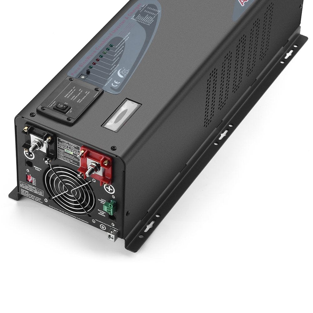 SunGoldPower 4000W Peak (12000W) DC 12V Split Phase Pure Sine Wave Inverter With Charger