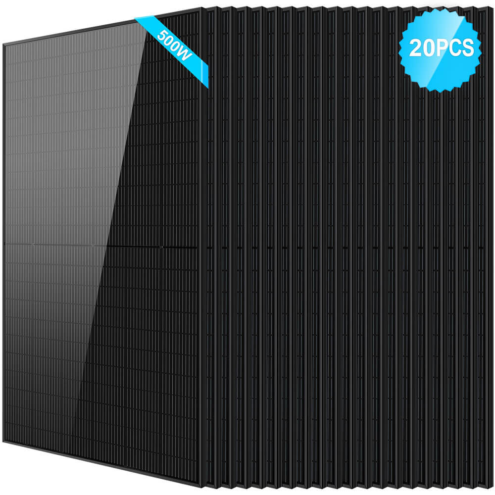 SunGoldPower 500W Mono Black PERC Solar Panel SG-500WM UL61730 CEC Listed