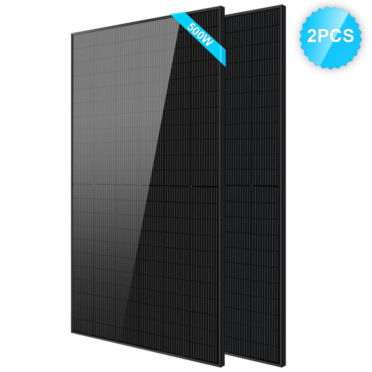 SunGoldPower 500W Mono Black PERC Solar Panel SG-500WM UL61730 CEC Listed