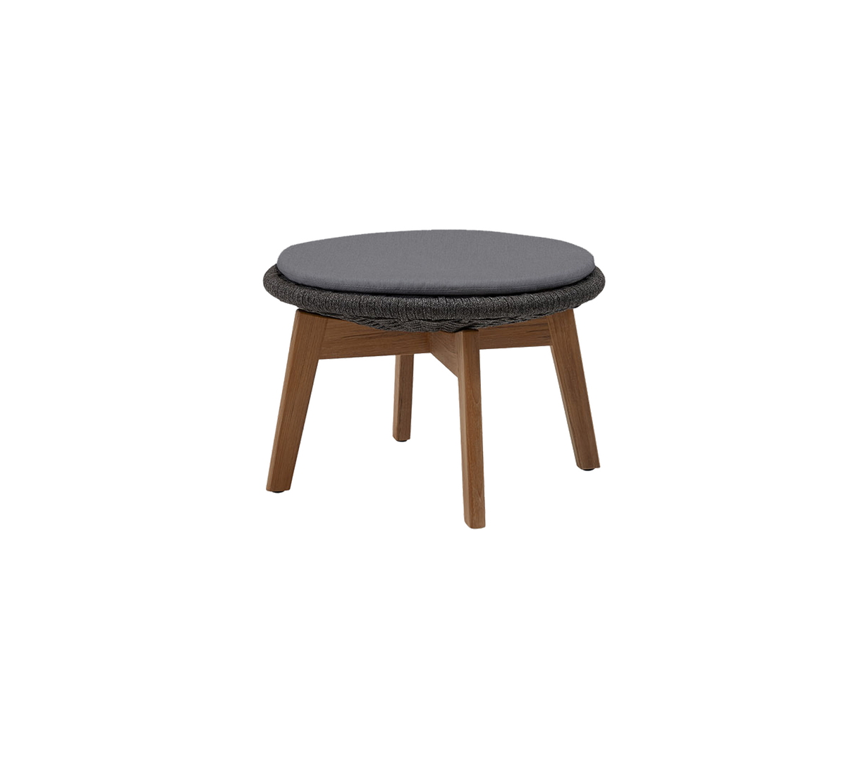 Peacock Outdoor Side Table & Footstool 5358RODGT-P60GG