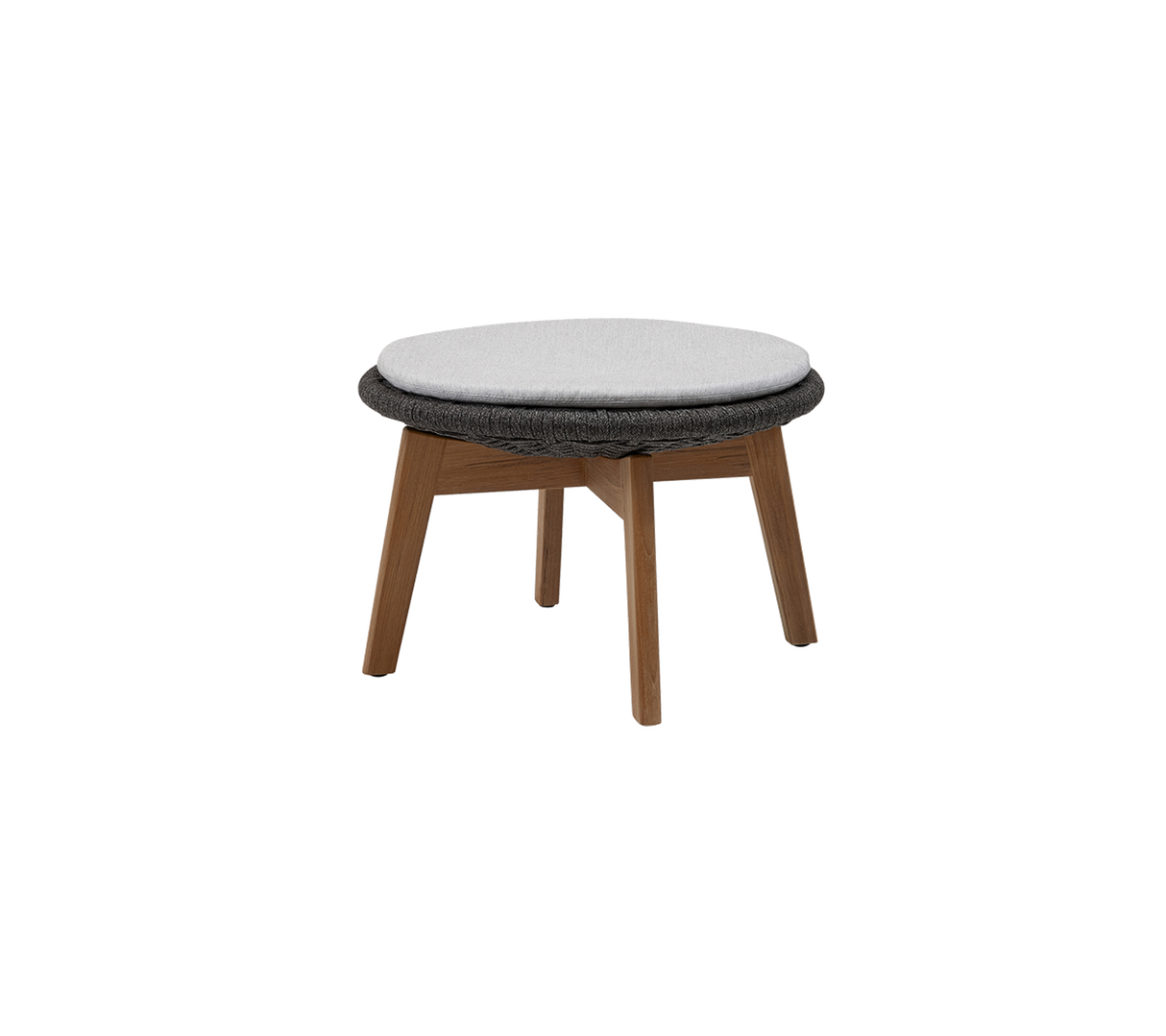 Peacock Outdoor Side Table & Footstool 5358RODGT-P60GG