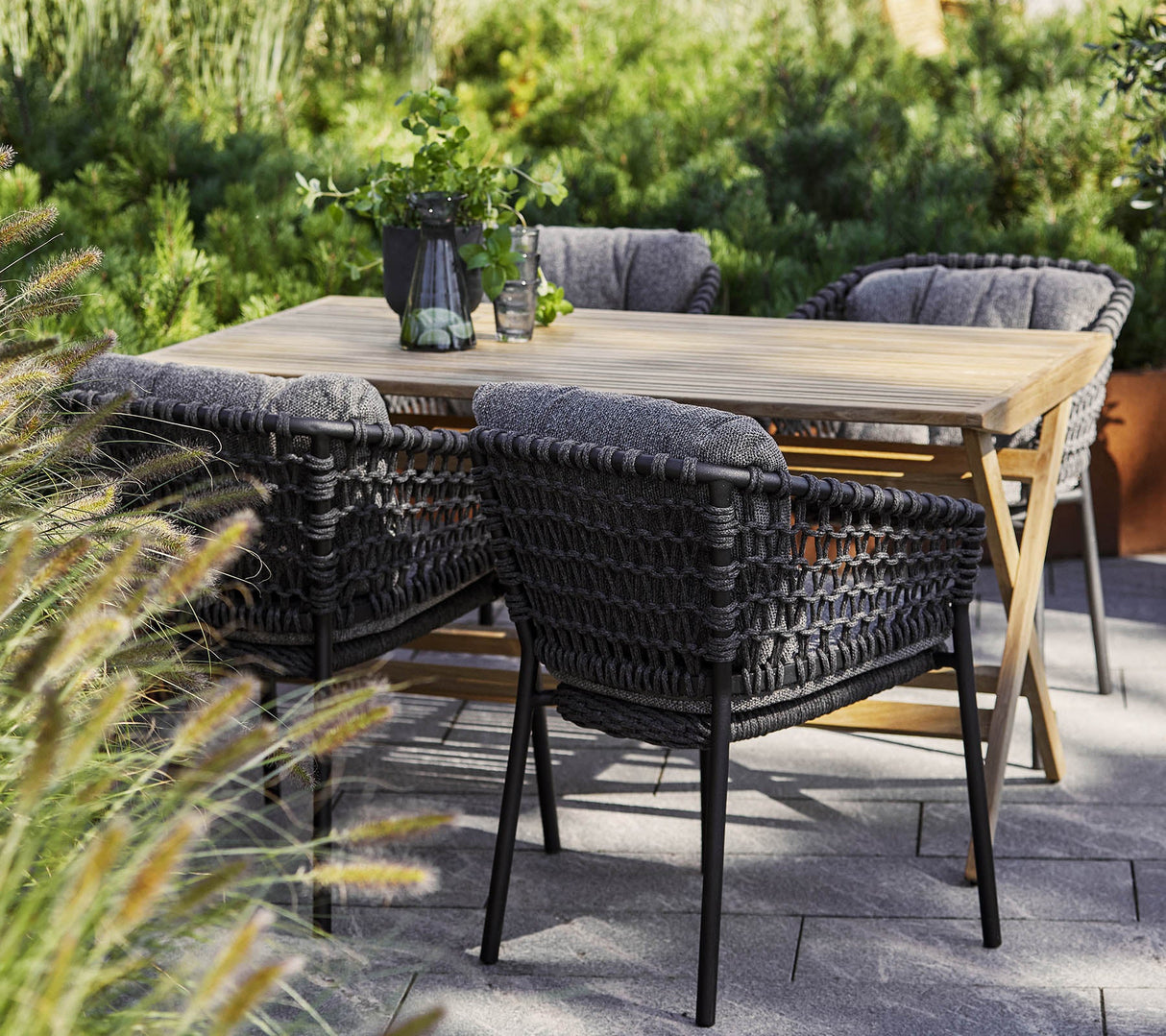 Ocean Stacking Woven Dining Armchair