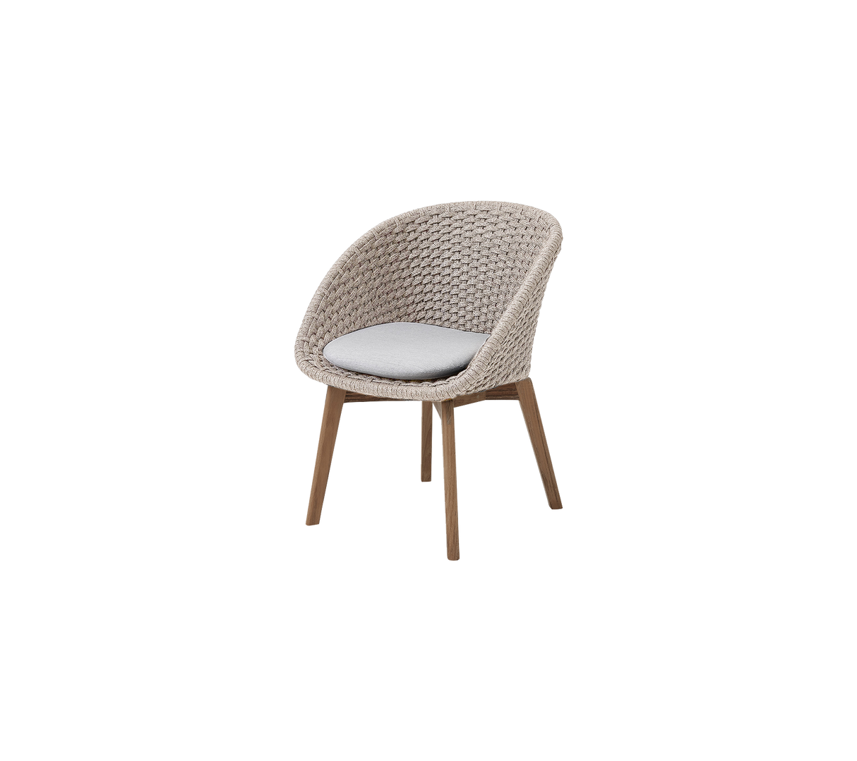Peacock Outdoor Dining Chair 5454RODGT-5454YSN92
