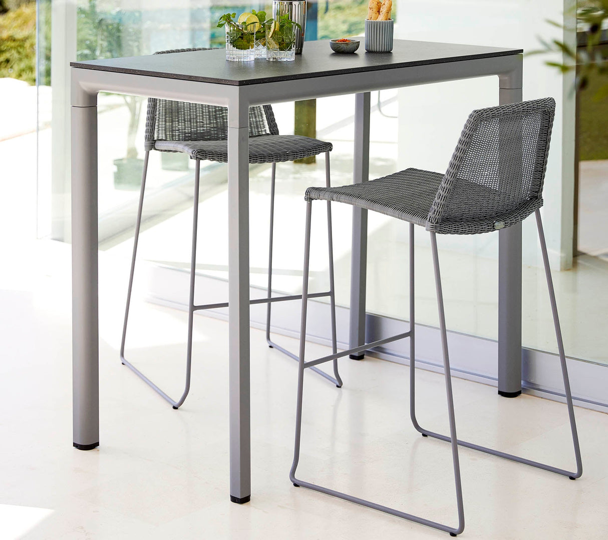 Cane-line Breeze Bar Chair Outdoor Bar Stool 5465LS