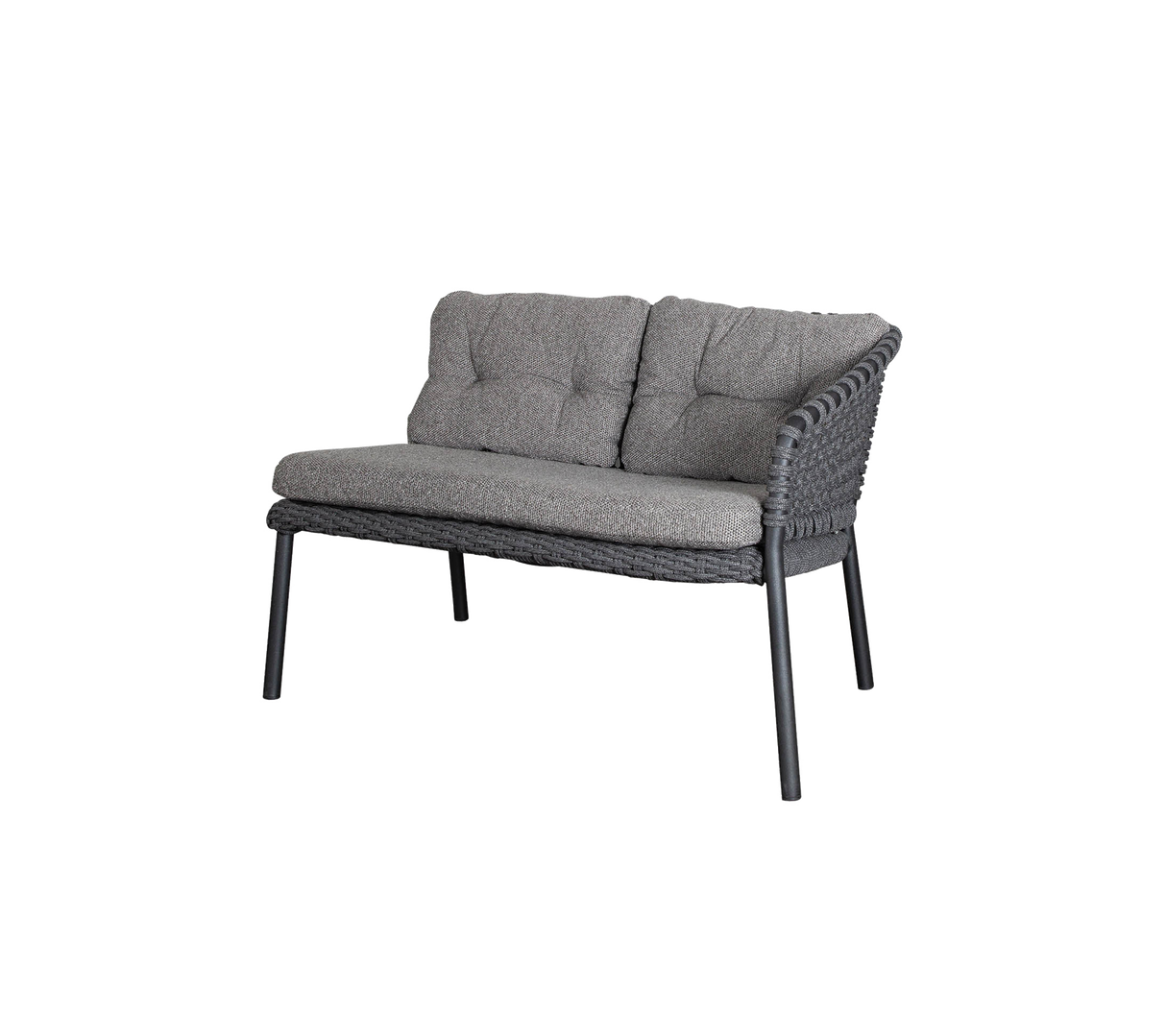 Ocean Soft Rope Left 2-Seater Outdoor Sectional Unit
