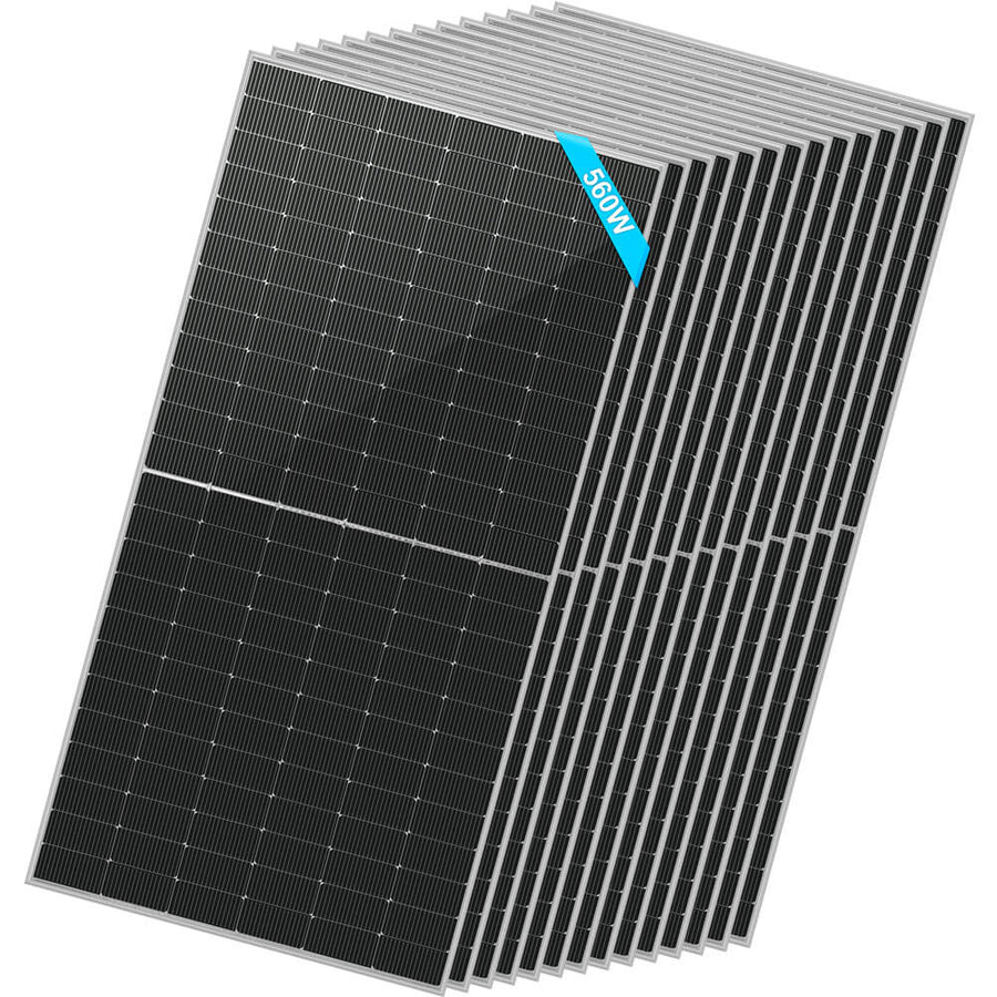 SunGoldPower 560 Watt Bifacial N-Type PERC Solar Panel SG560WBG