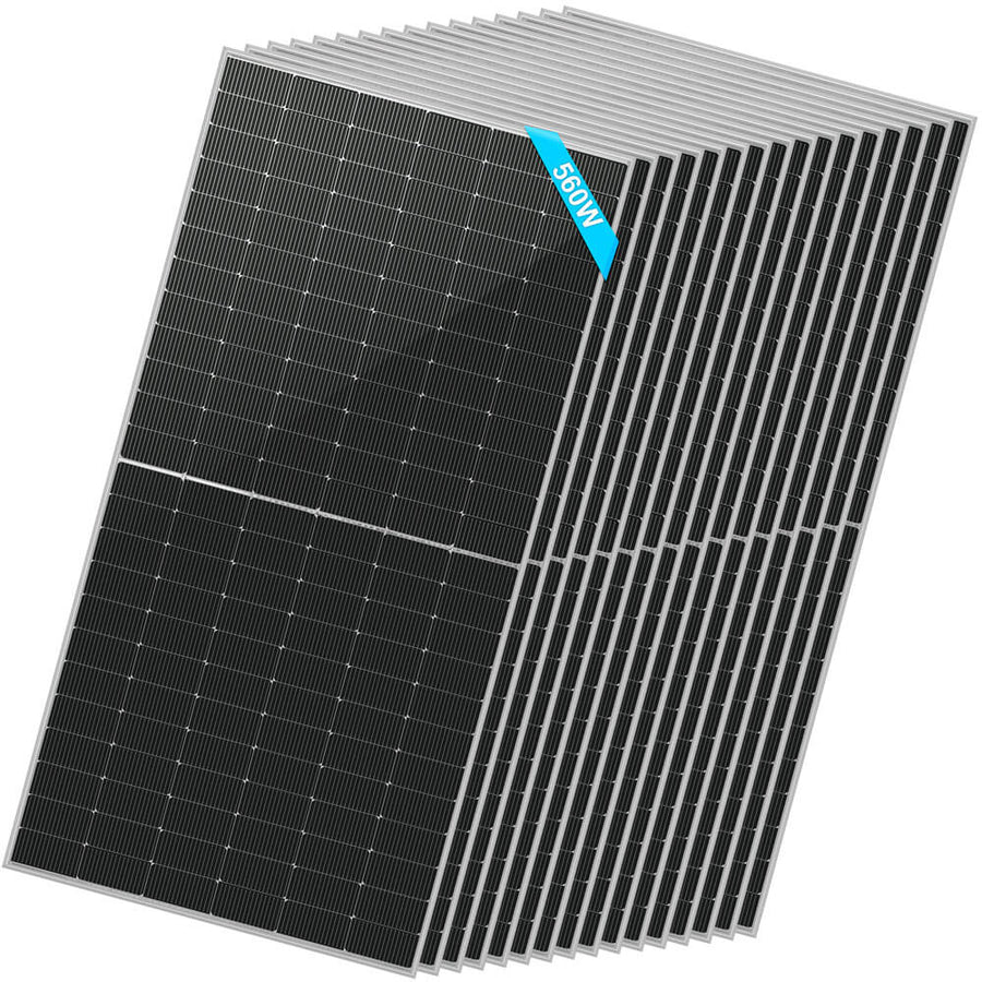 SunGoldPower 560 Watt Bifacial N-Type PERC Solar Panel SG560WBG