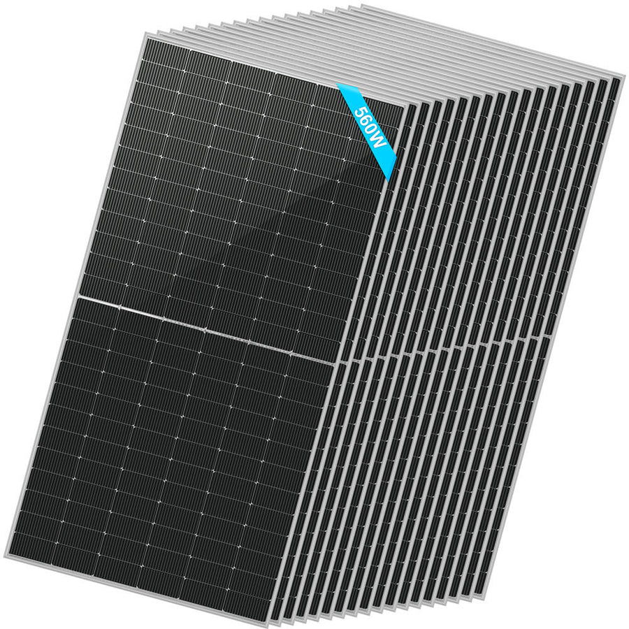 SunGoldPower 560 Watt Bifacial N-Type PERC Solar Panel SG560WBG
