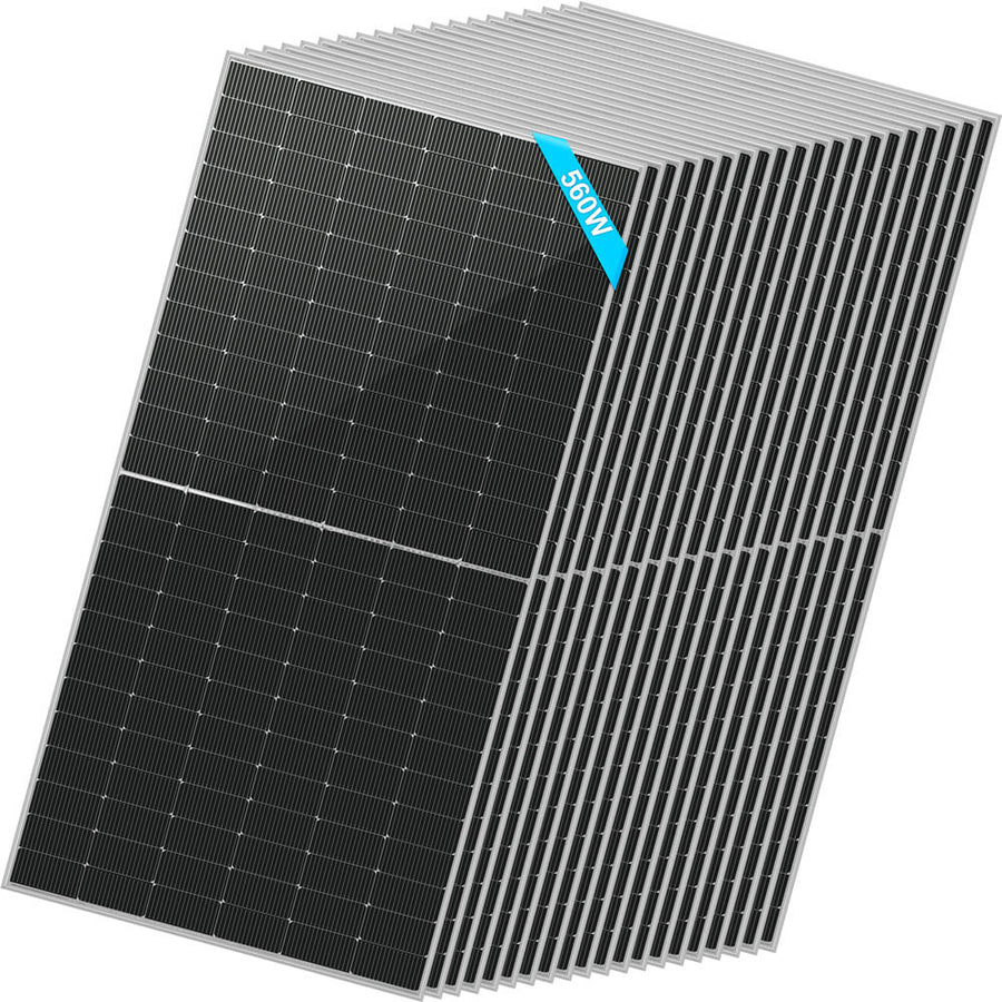 SunGoldPower 560 Watt Bifacial N-Type PERC Solar Panel SG560WBG