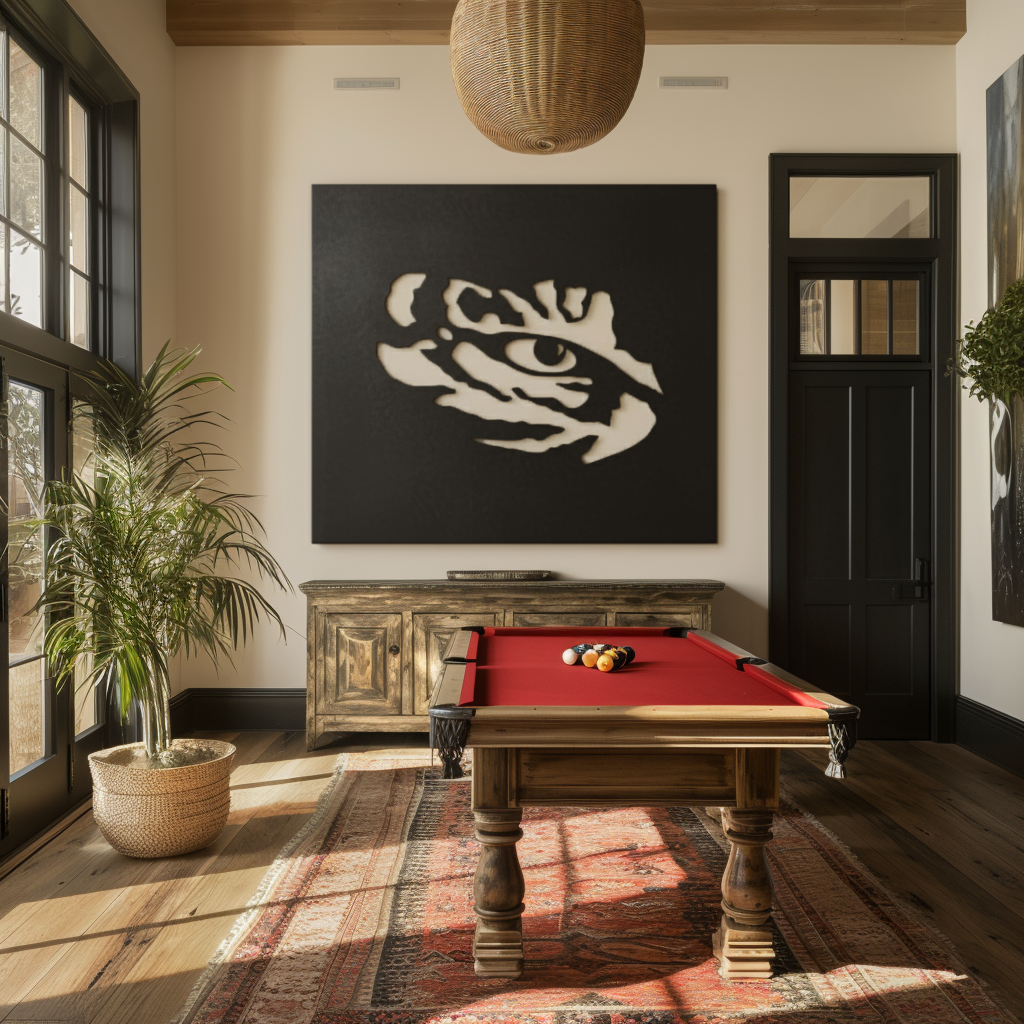 The Tiger Eye - Metal Wall Art - Square Forge