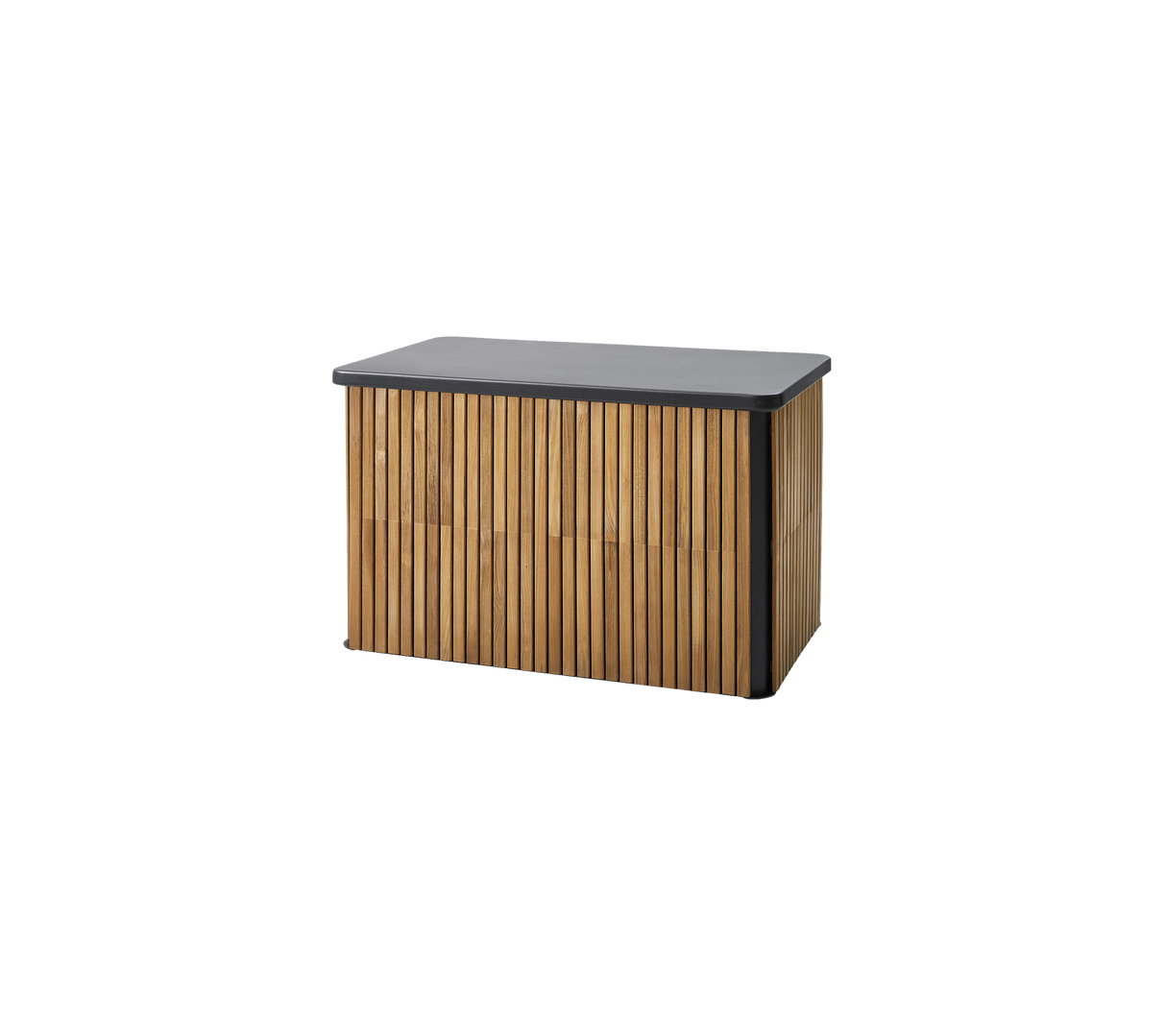 Combine Small Teak & Aluminium Cushion Storage Box 5708TAL
