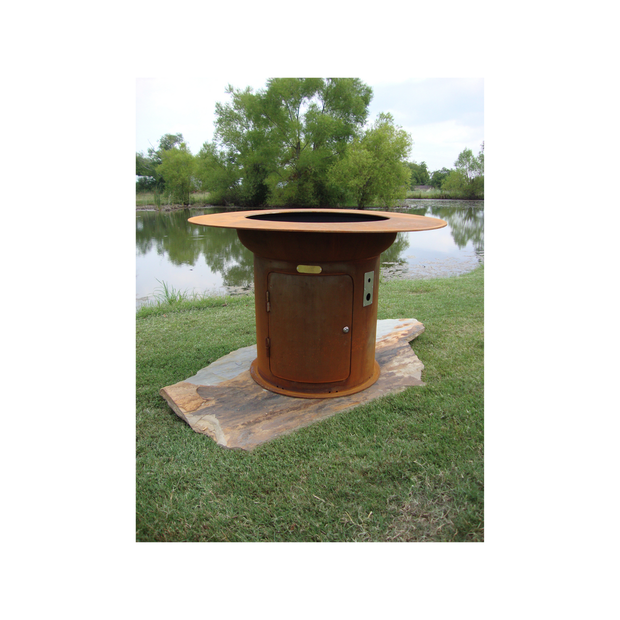 Fire Pit Art Saturn Fire Pit