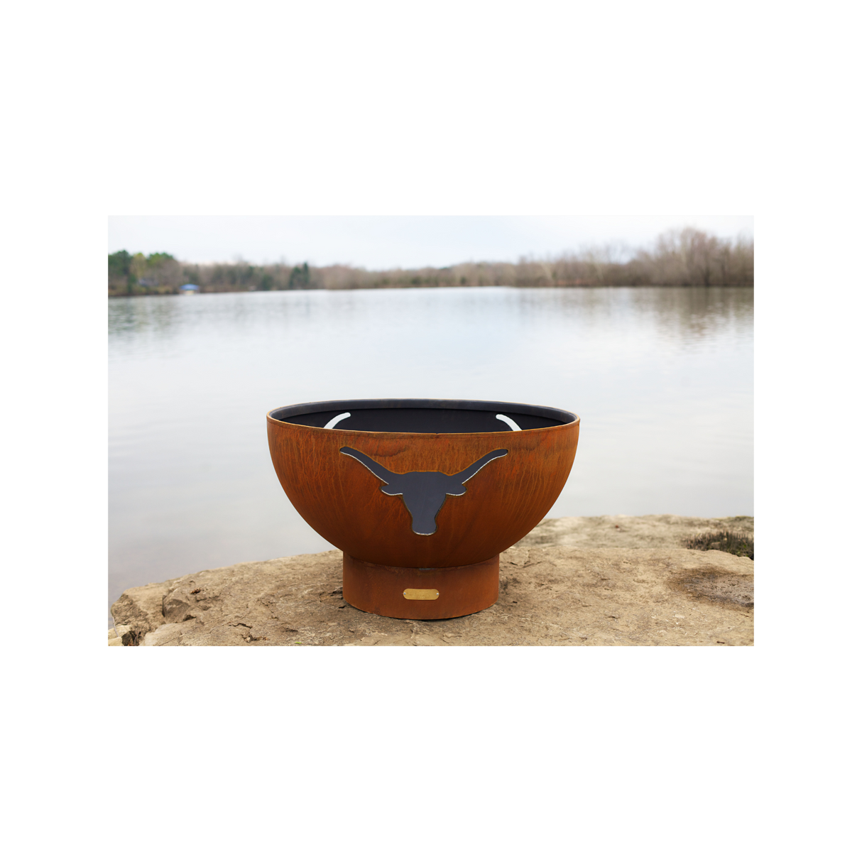 Fire Pit Art Long Horn Fire Pit