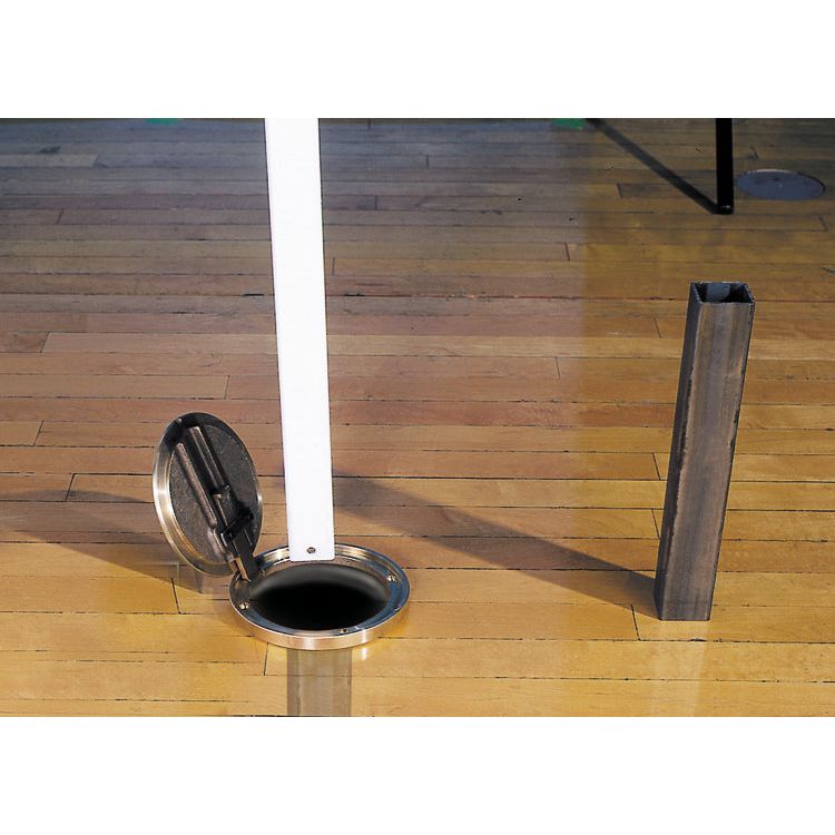 Gared Flick® Sleeved Badminton System 1-Court Steel Uprights & Net 6619