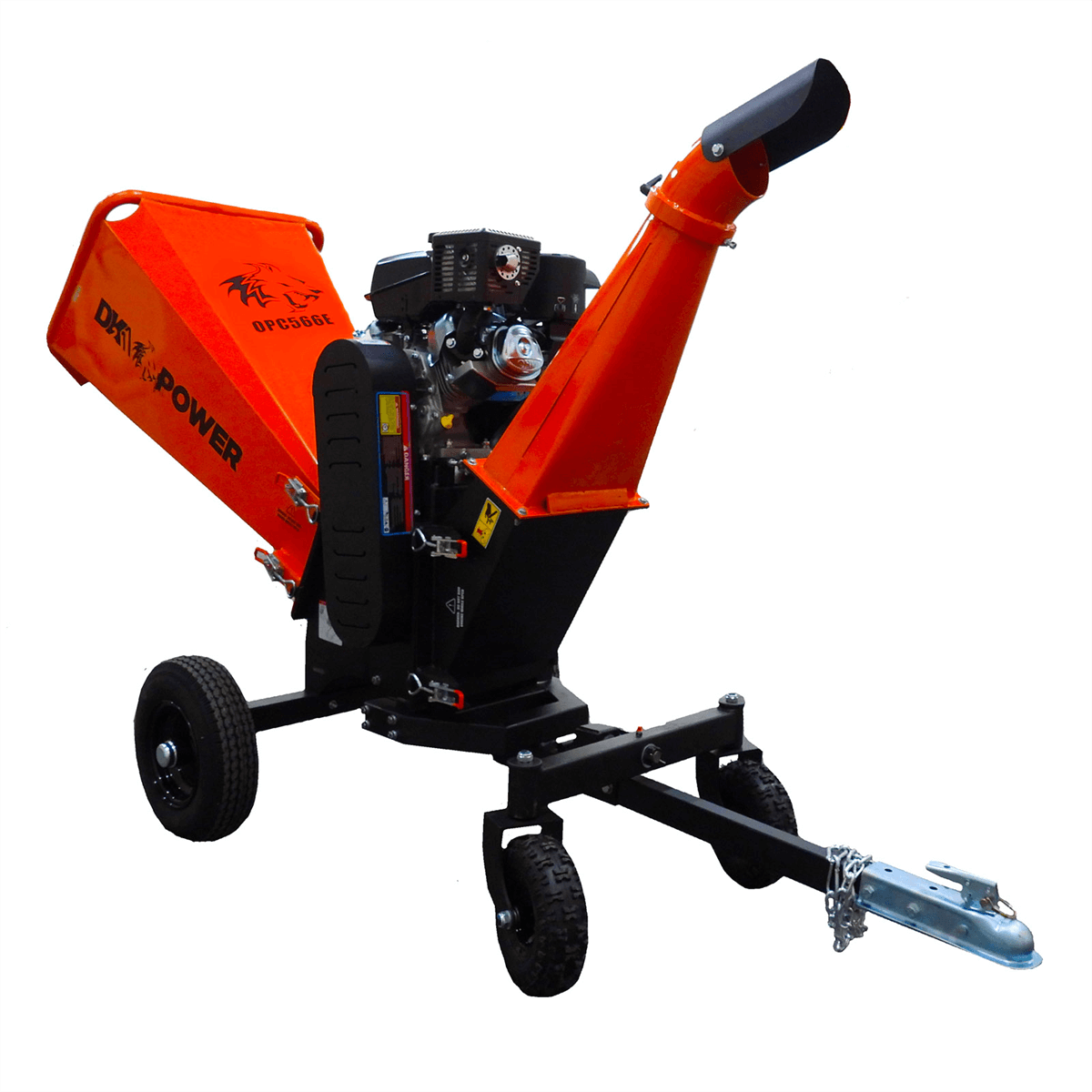 Chery Industrial 6" 14HP 429cc Kinetic Cyclonic Drum Chipper Shredder (Electric Start)