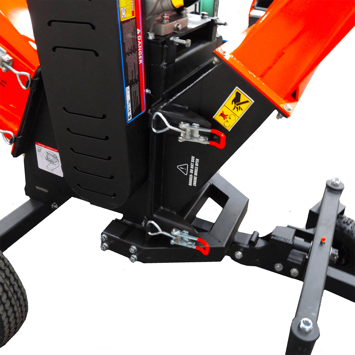 Chery Industrial 6" 14HP 429cc Kinetic Cyclonic Drum Chipper Shredder (Electric Start)