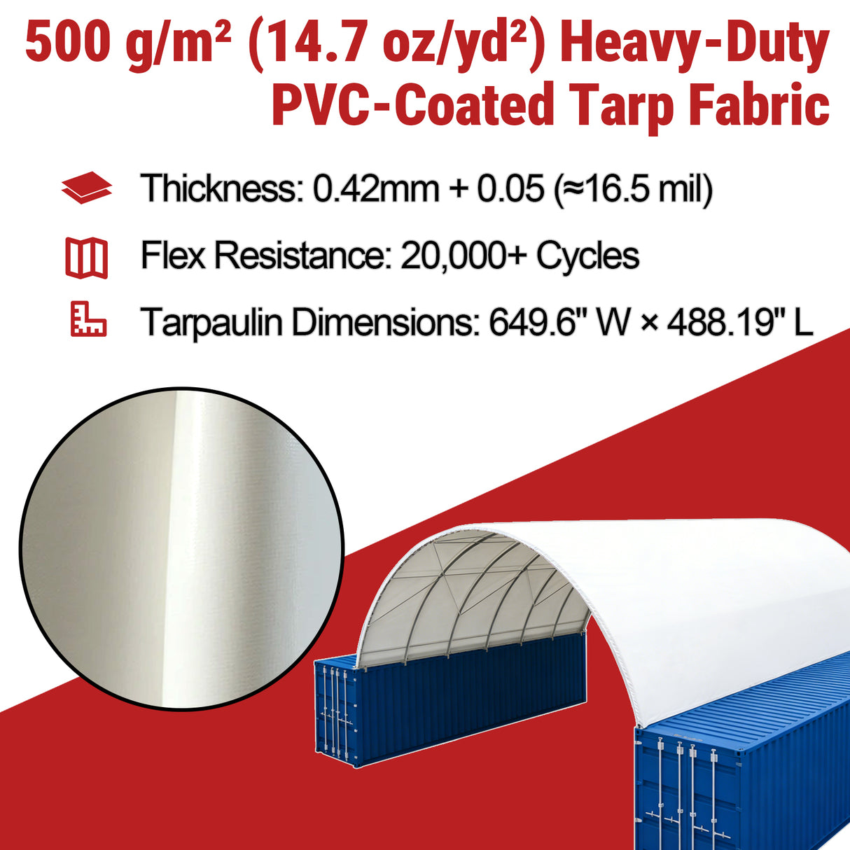Single Truss Arch Storage Shelter Shipping Container Shelter