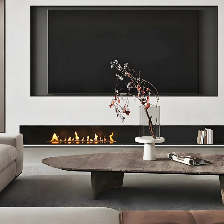 HearthArtSinn Ember 6 Bioethanol Real Fire Fireplace Core