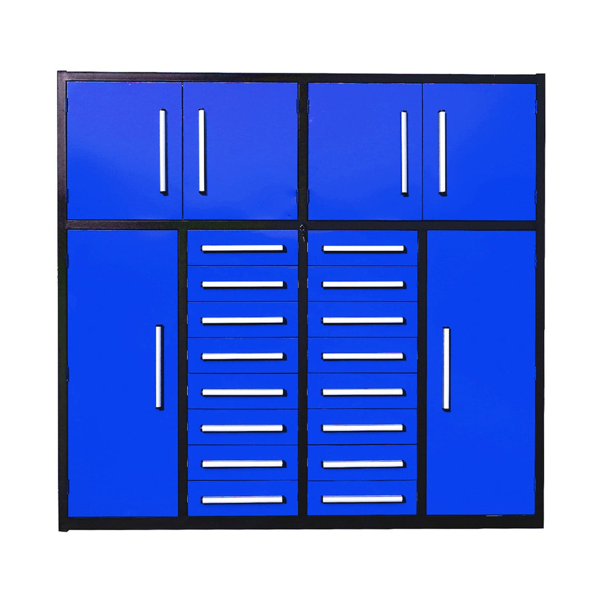 Chery Industrial 7ft Garage Storage Cabinet with 16 Drawers