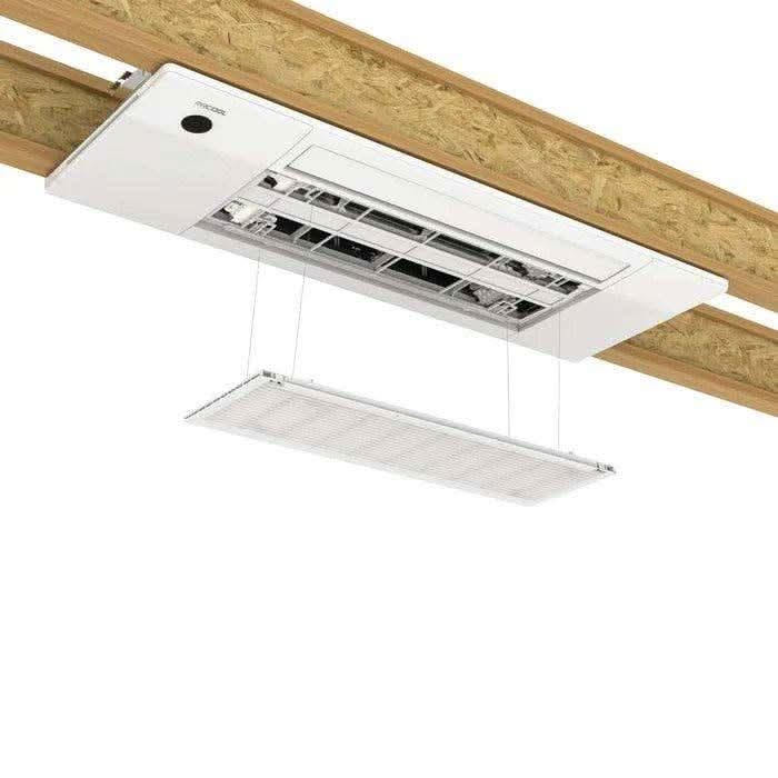 MRCOOL DIY 5th Gen E-Star 18,000 BTU 1.5 Ton Ductless Mini Split Heat Pump System with Ceiling Cassette Air Handler