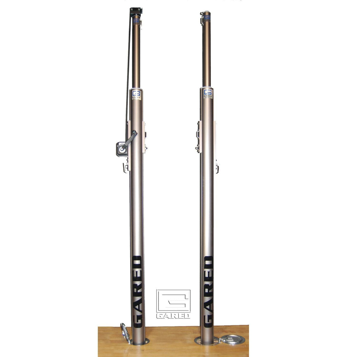 Gared Master Competition‑Grade Telescopic Two‑Court Volleyball System 7307