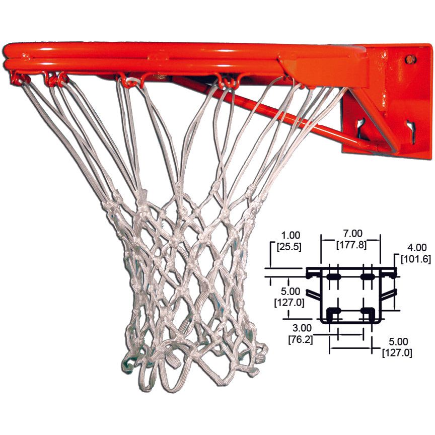 Gared Titan Playground 18″ Fixed Basketball Rim – Outdoor Double Ring Goal 7550