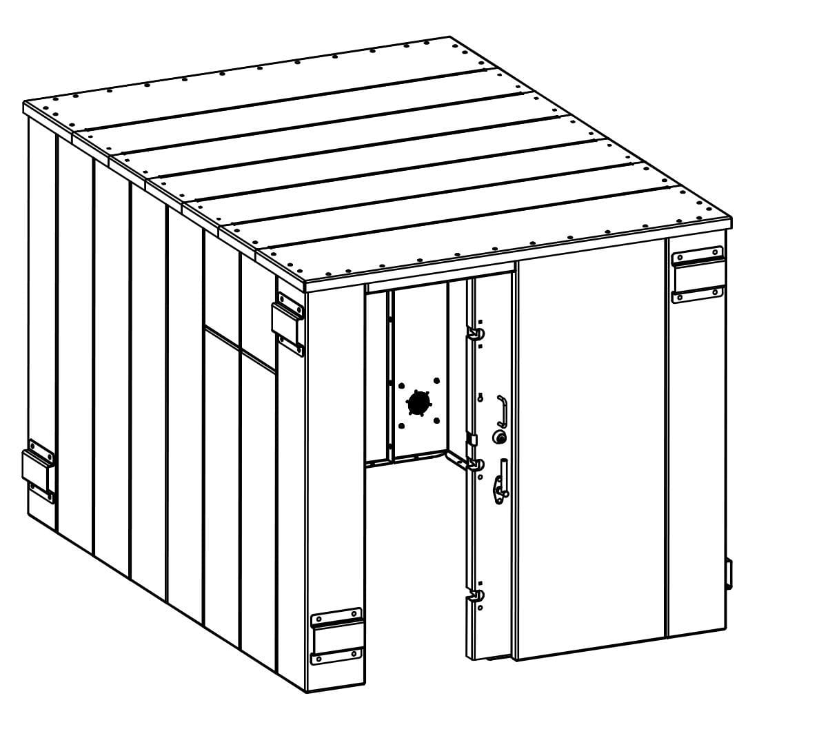 Swisher ESP Safety Shelter - 20 Person Private / 12 Person Business