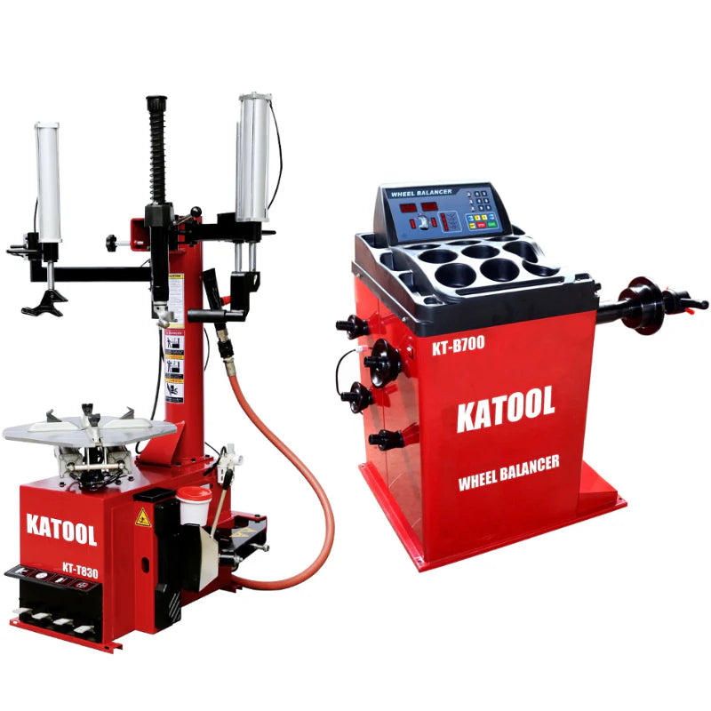 Katool Combo 3: Tire Changer KT-T830 & Wheel Balancer KT-B700
