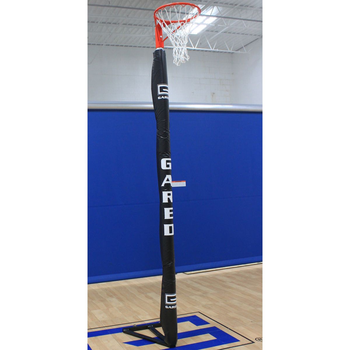Gared Hoopla Portable Steel Netball System Adjustable Height 8′–10′ 8412