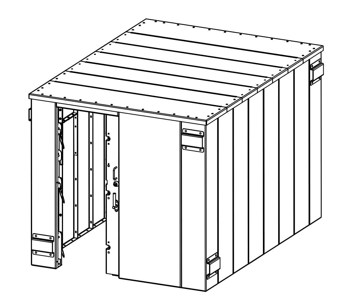 Swisher ESP Safety Shelter - 20 Person Private / 12 Person Business