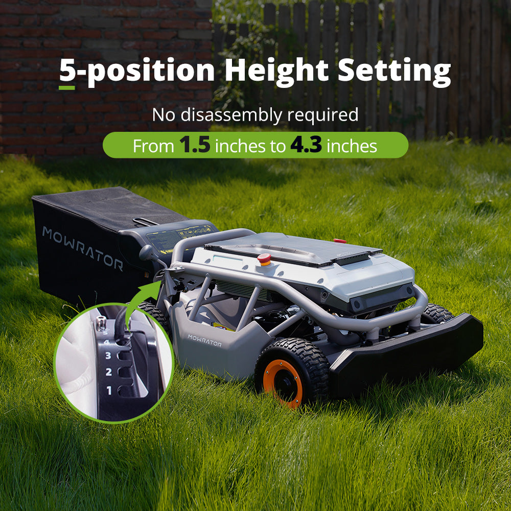 Mowrator S1 Remote Control Lawn Mower 4WD