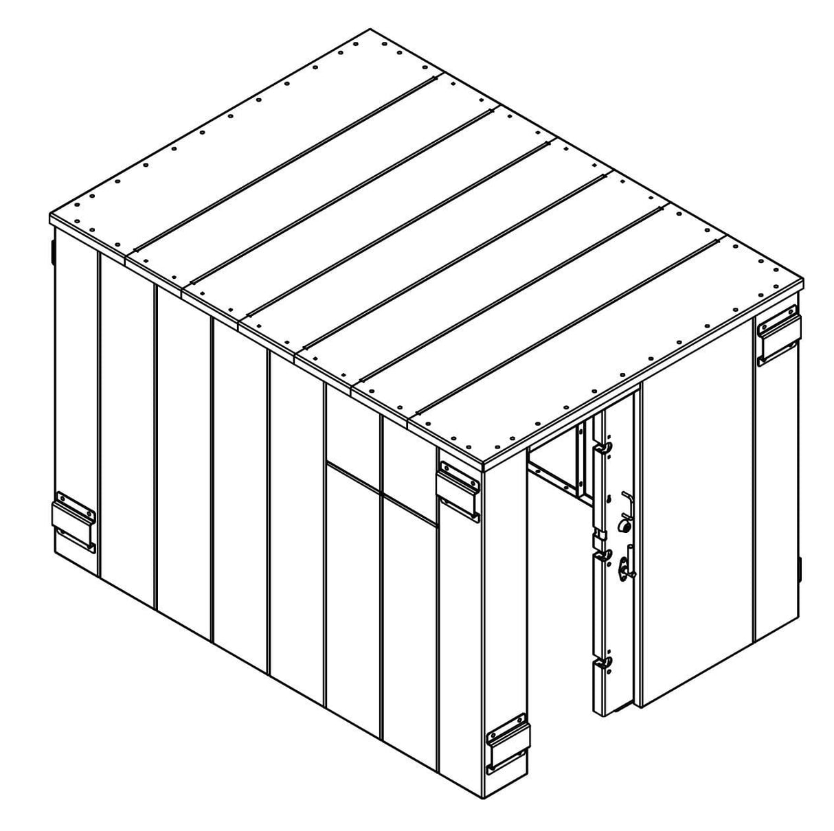 Swisher ESP Safety Shelter - 20 Person Private / 12 Person Business