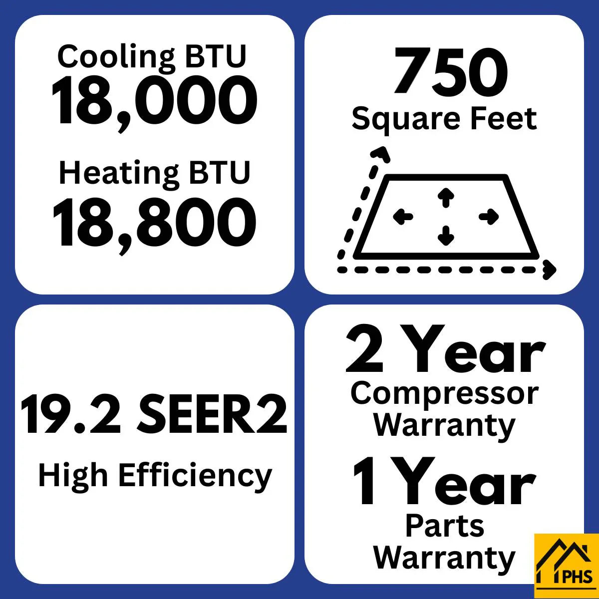 MRCOOL 5th Gen Advantage 18K BTU Ductless Mini Split Air Conditioner and Heat Pump 230V
