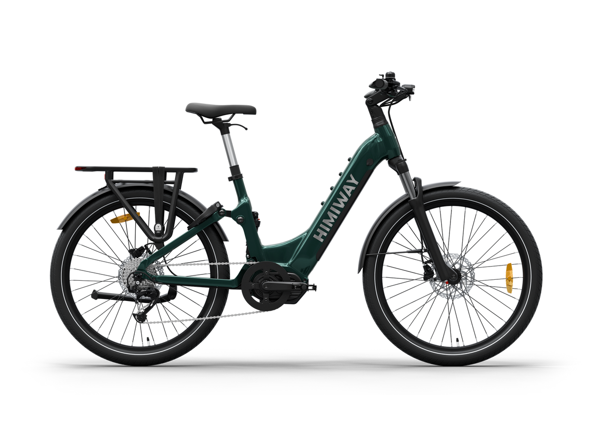 Himiway A7 Pro 500W Mid-Drive Full Suspension Urban Commuter Electric Bike