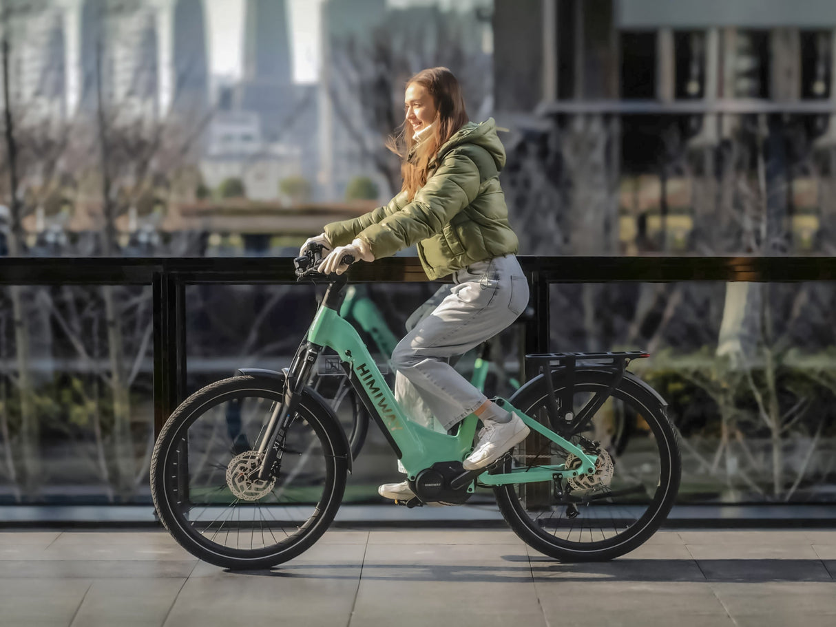 Himiway A7 Pro 500W Mid-Drive Full Suspension Urban Commuter Electric Bike