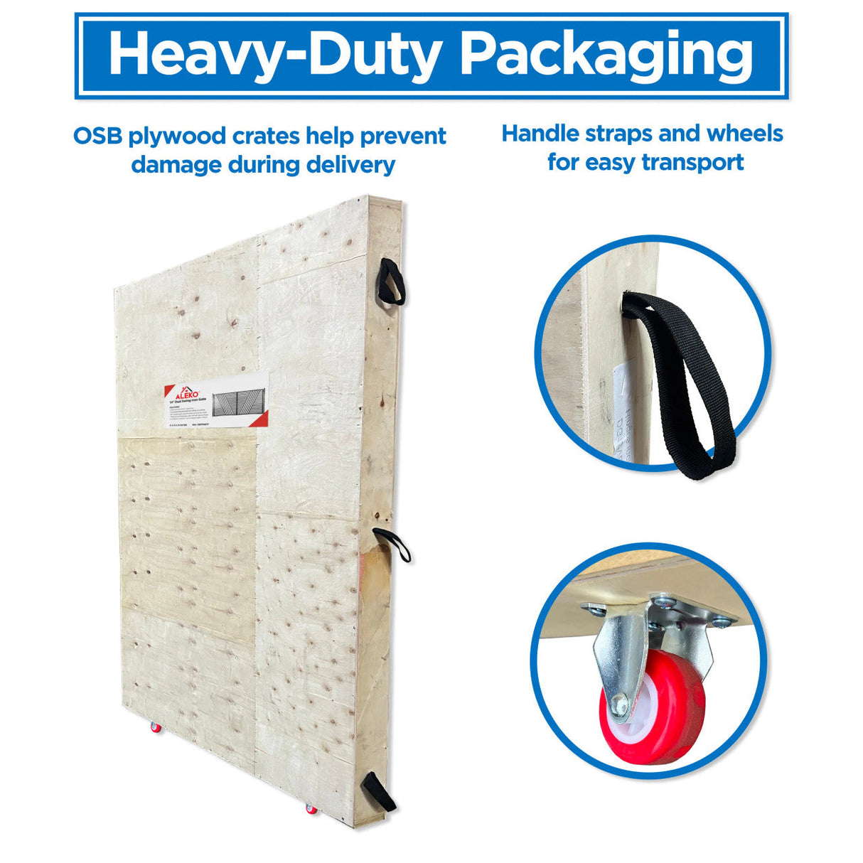 Chery Industrial 18’ x 6’ Steel Dual Swing Driveway Gate Paris‑Style