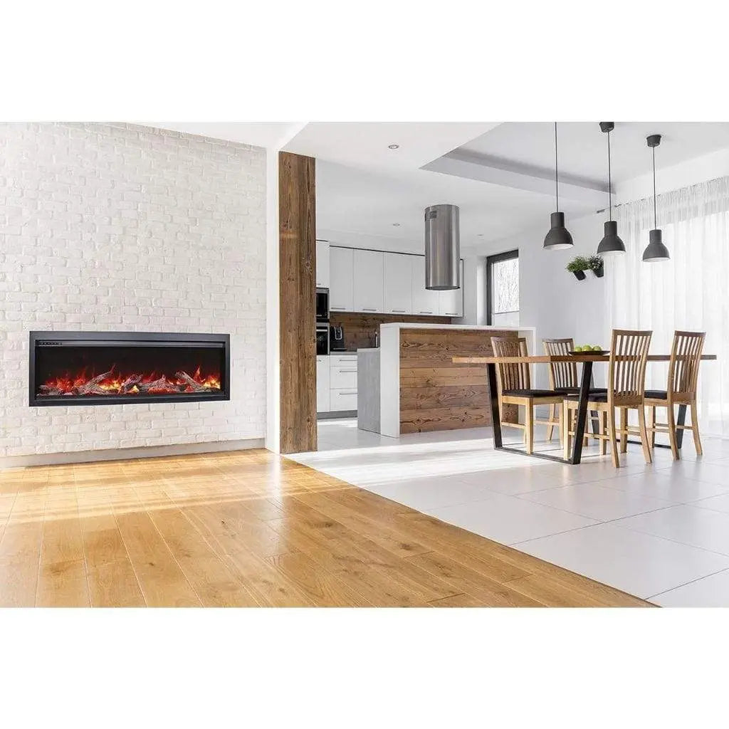 Amantii SYM‑60‑BESPOKE 60" Symmetry Bespoke Built‑In Wi‑Fi & Sound Electric Fireplace