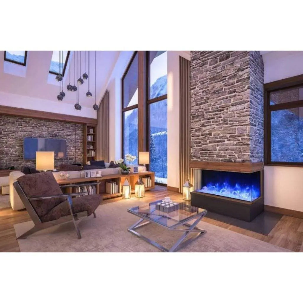 Amantii 60" Tru-View XL XT Three Sided Electric Fireplace