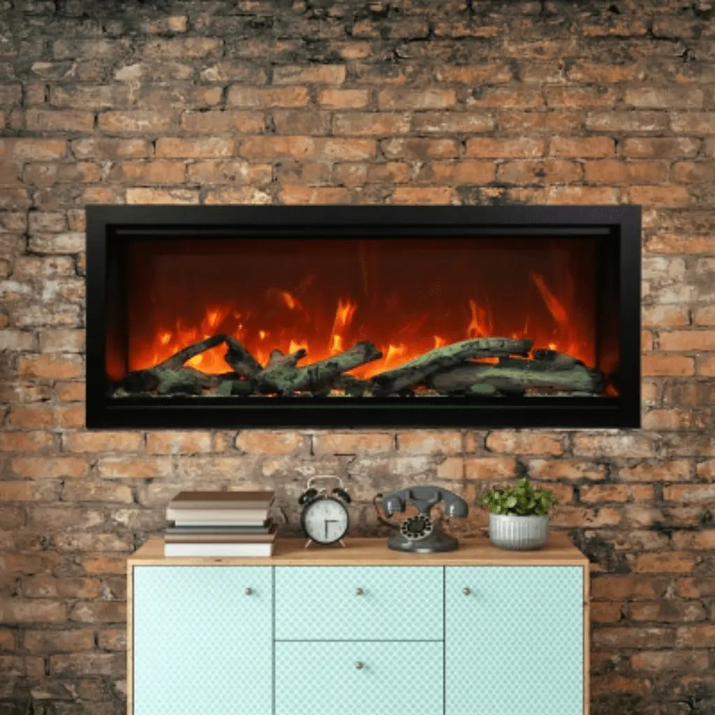 Amantii 88" Symmetry Extra Tall Electric Fireplace