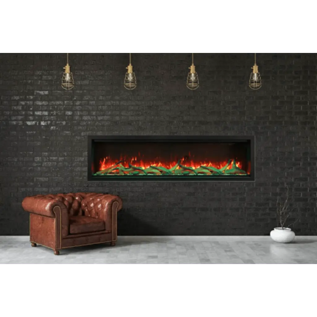 Amantii 88" Symmetry Extra Tall Electric Fireplace