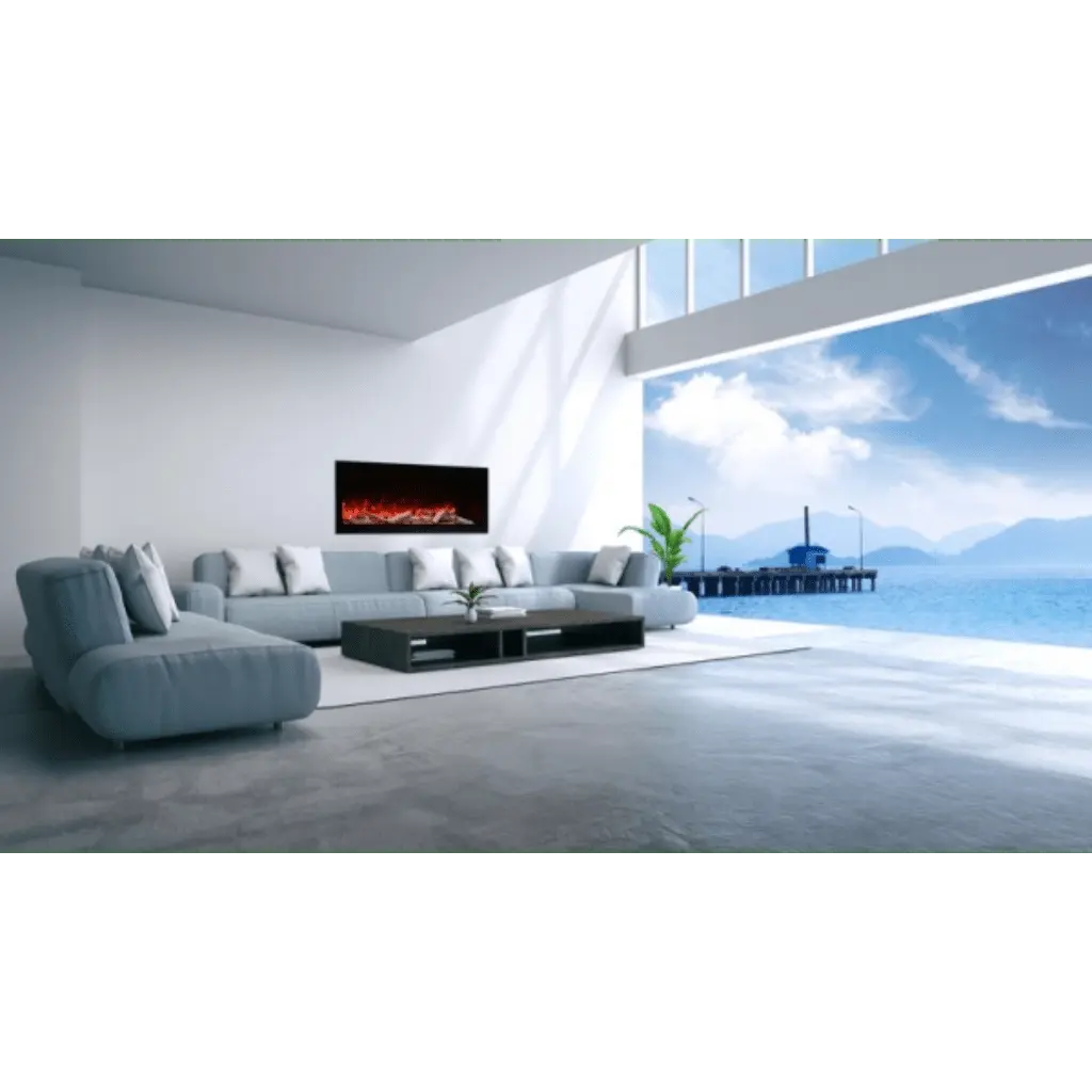 Amantii 88" Symmetry Extra Tall Electric Fireplace