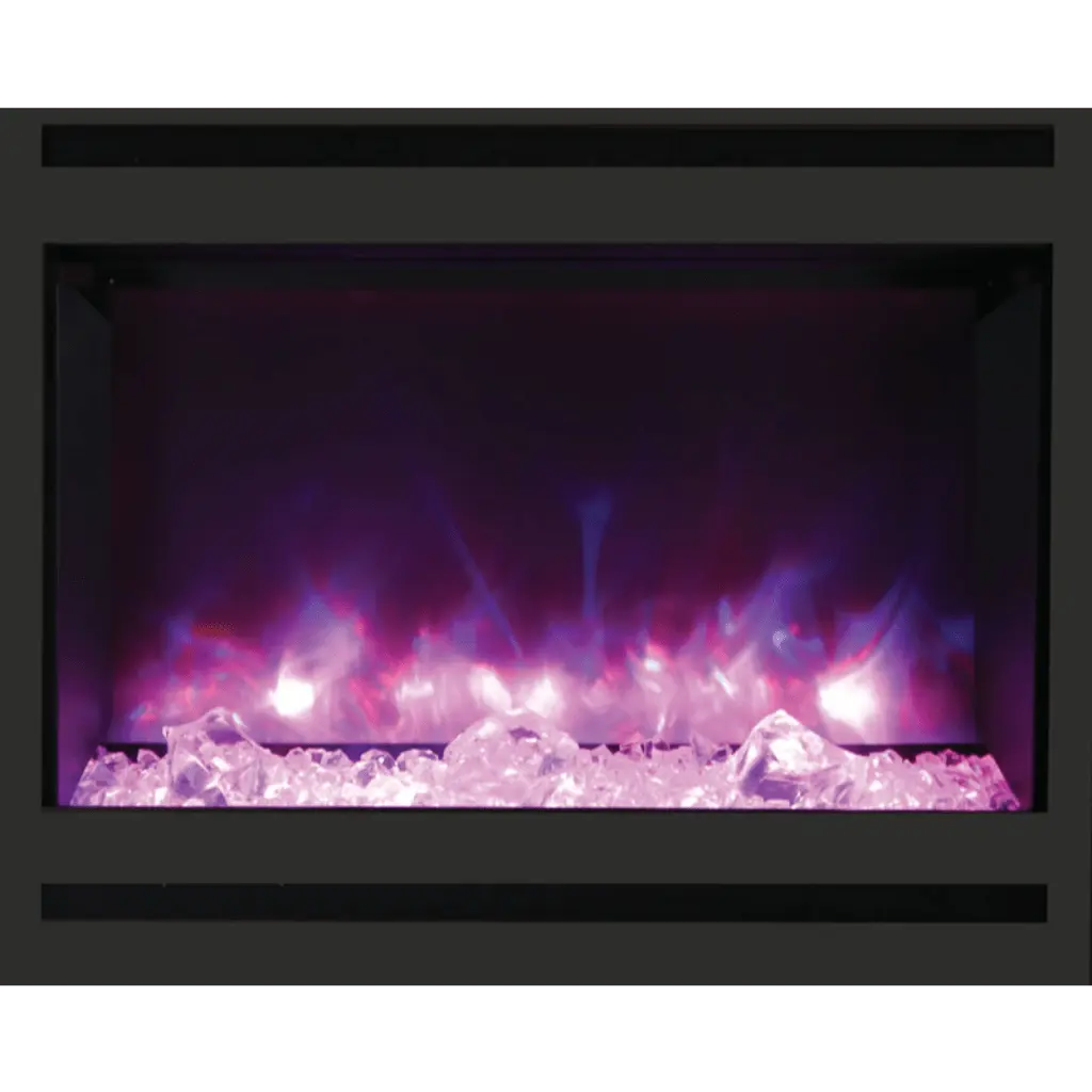 Amantii 31" Decorative Steel Surround for Zero Clearance Electric Fireplace