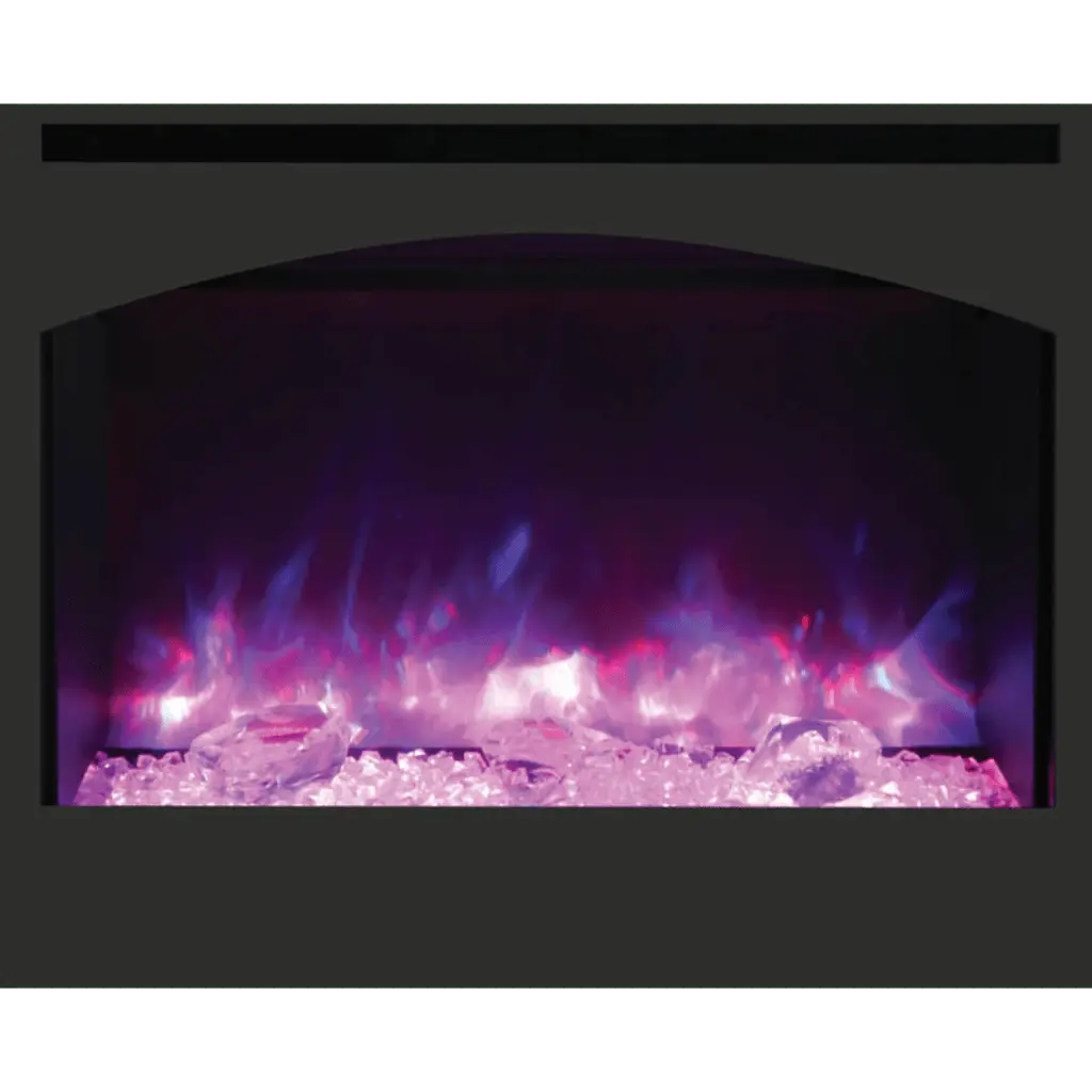 Amantii 31" Decorative Steel Surround for Zero Clearance Electric Fireplace