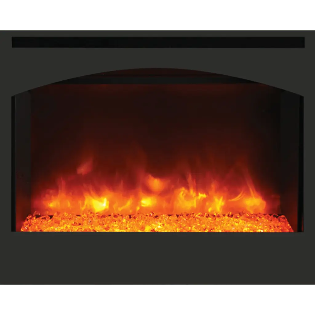 Amantii 31" Decorative Steel Surround for Zero Clearance Electric Fireplace